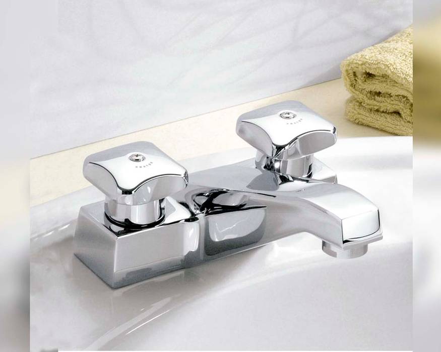 Mezcladoras y Monomandos para baño , HELVEX SA DE CV HELVEX SA DE CV Modern bathroom Copper/Bronze/Brass Fittings