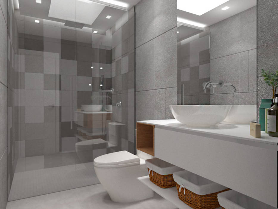 Diseño baño homify Baños de estilo moderno