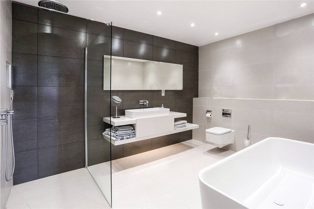 Folding House, AR Design Studio AR Design Studio Modern bathroom