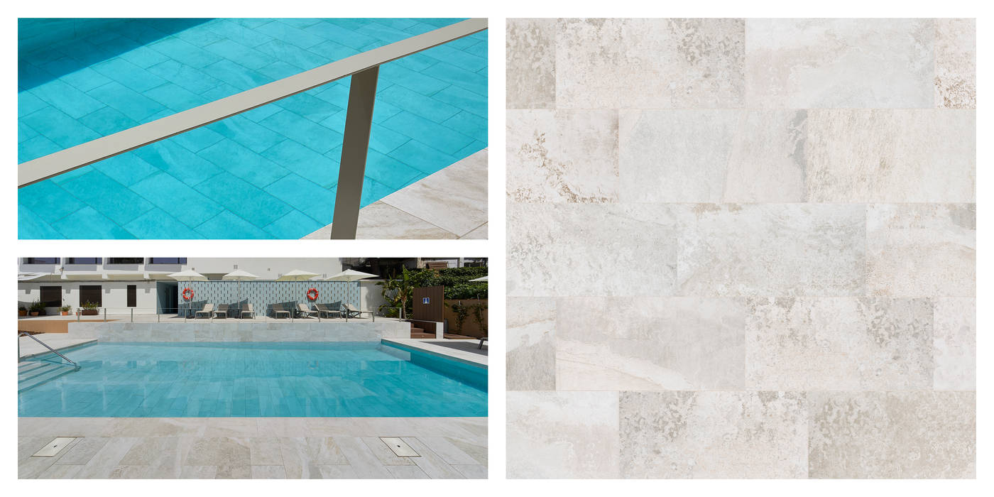 Los colores del agua: tonos claros, Pietro White ROSA GRES piscina, piscinas, piscina de jardín, piscina infinity, piscina infinita, piscina de Hotel, piscina desbordante, piscina skimmer, diseño de piscinas, piscinas de diseño, piscina pequeña, piscina con encanto, construcción de piscinas, wellness, spa, unique pools, swimming pool, design pool, pool construction, gres porcelánico, porcelánico, cerámico, cerámica, rosa gres