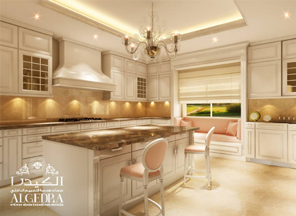 Modern villa kitchen design in Fujairah, Algedra Interior Design Algedra Interior Design 모던스타일 주방