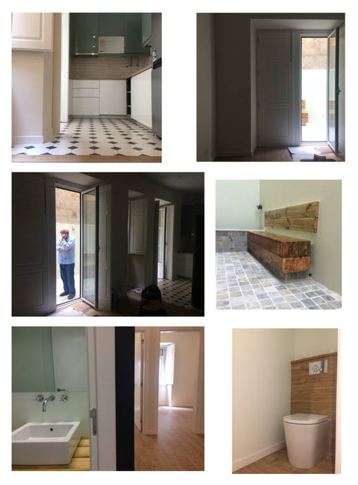 Remodelação de Apartamento em Arroios, CSR Construção e Reabilitação Lda CSR Construção e Reabilitação Lda Підлоги