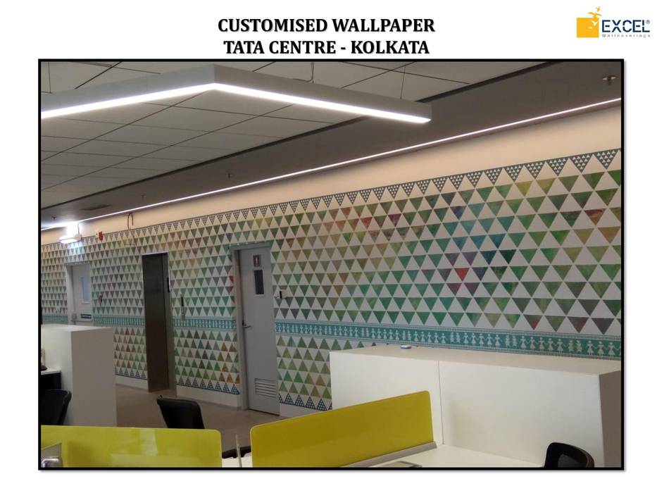 Customised Wallpaper Excel Wall Interiors Modern walls & floors