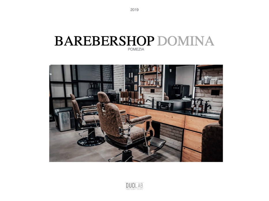 DOMINA | BARBER SHOP, DUOLAB Progettazione e sviluppo DUOLAB Progettazione e sviluppo Commercial spaces Commercial Spaces