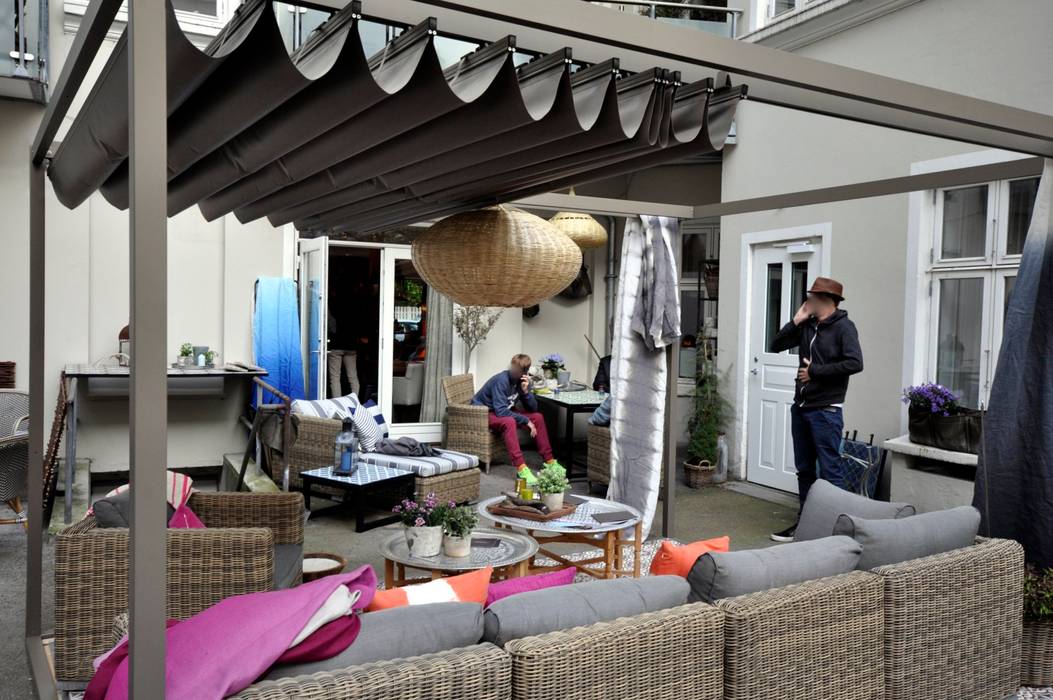 Gazebo Mood, Unosider s.r.l. Unosider s.r.l. Modern balcony, veranda & terrace