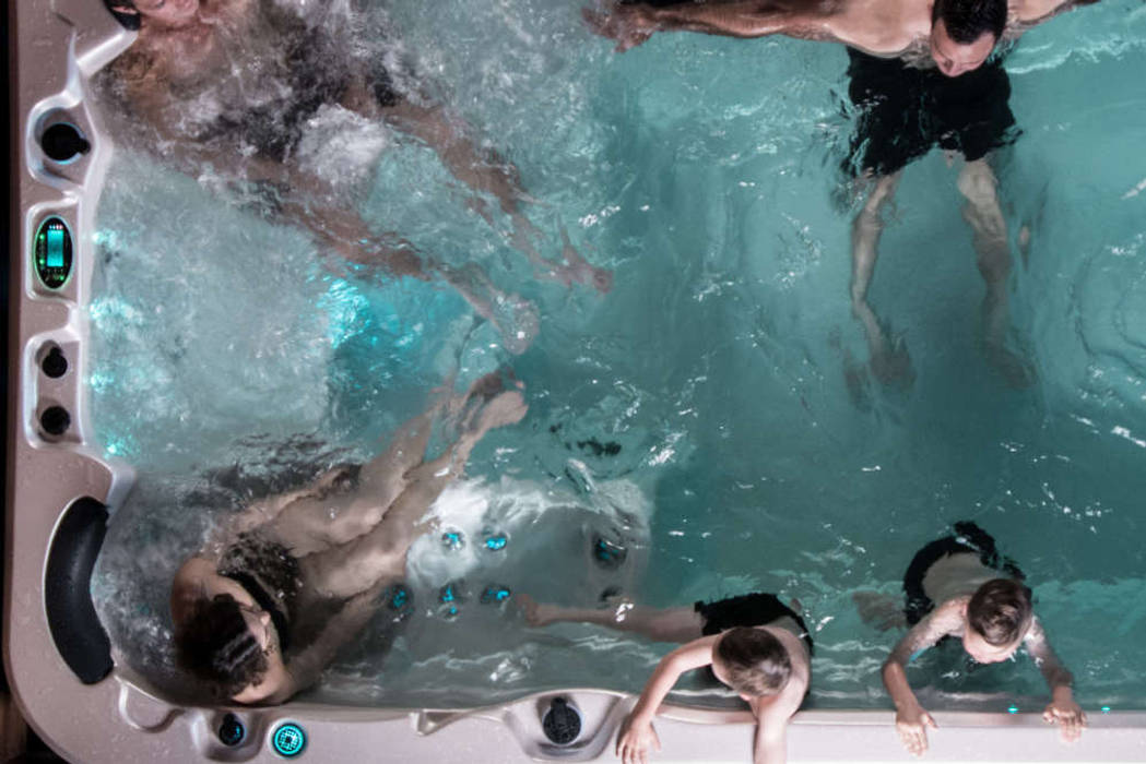Swim Spa Massage Vortex Spas Moderner Garten Swim Spa, Pool Alternative, Garten, Swimmingpool, Swimming Pool