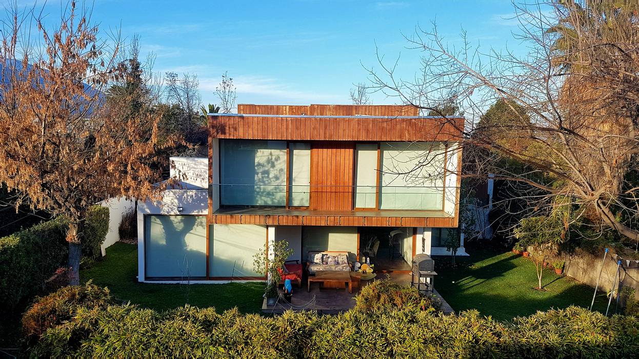 Terraza Living Comedor Martin Rojas Arquitectos Asoc. Casas modernas