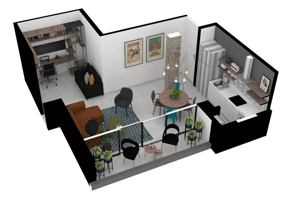Apartamento Villa Verde - Itagüi , Decó ambientes a la medida Decó ambientes a la medida Living room