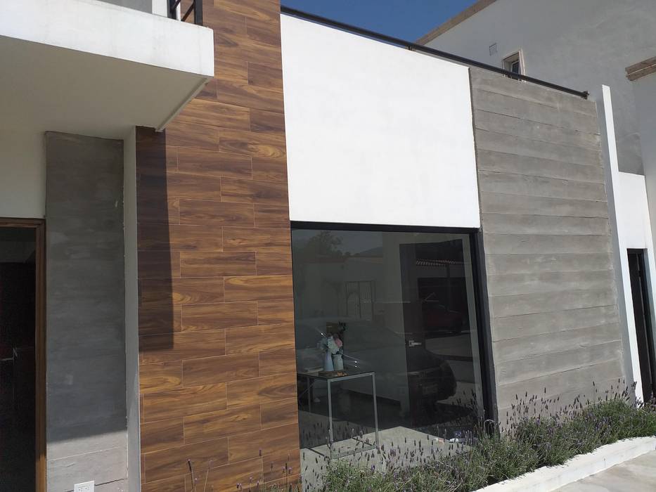 Detalle de Fachada Mevisa Construcciones Casas minimalistas