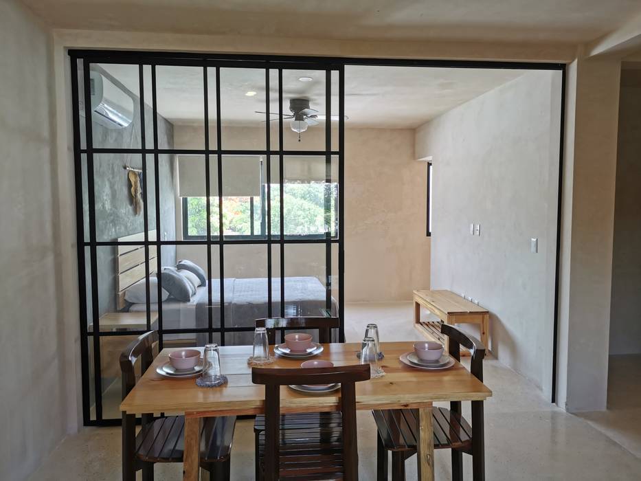 Jaleb Estudios (Fotos - 2020), Taller Veinte Taller Veinte Tropical style dining room