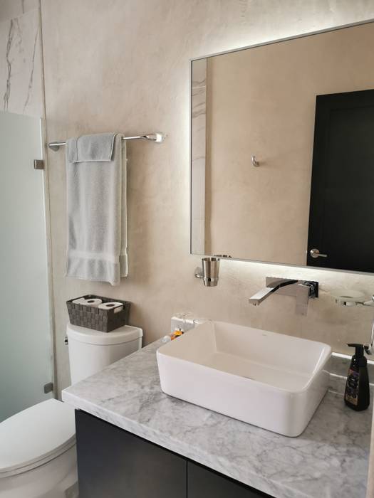 Casa Madsen (Fotos - 2019), Taller Veinte Taller Veinte Minimalist style bathroom