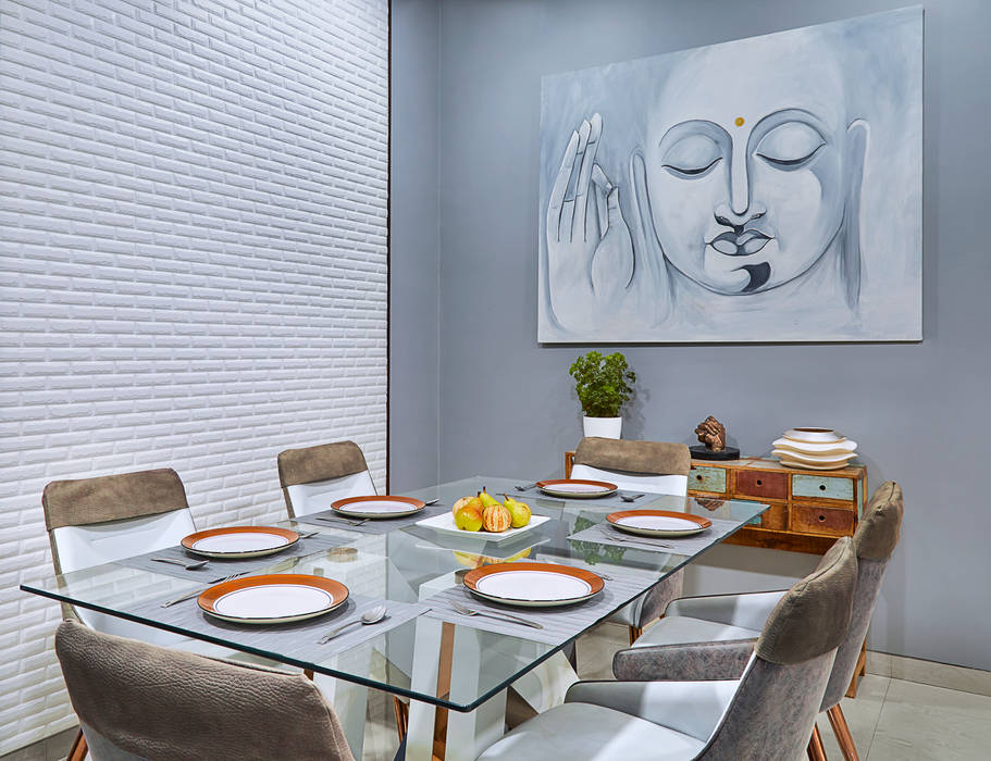 The White House, Mumbai, Gada Associates Gada Associates Minimalist dining room