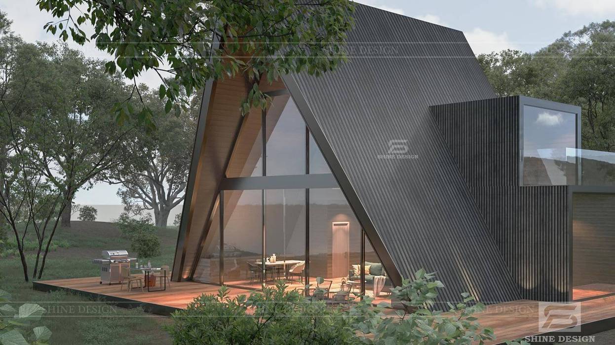 Thiết kế Forest House, SHINE DESIGN SHINE DESIGN Будинки