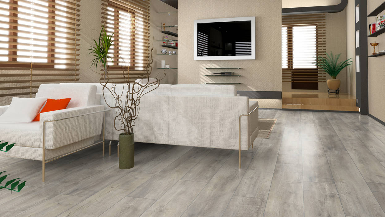 Floorwell Laminat PLUS Echtholz 2020 Kollektion, Floorwell Floorwell Living room Engineered Wood Transparent