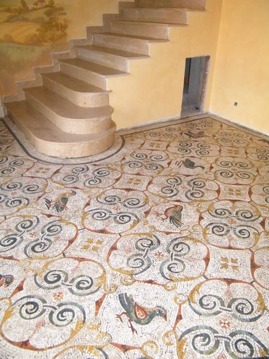 Pavimento marmo policromo, La Musa Mosaici La Musa Mosaici Floors Metal