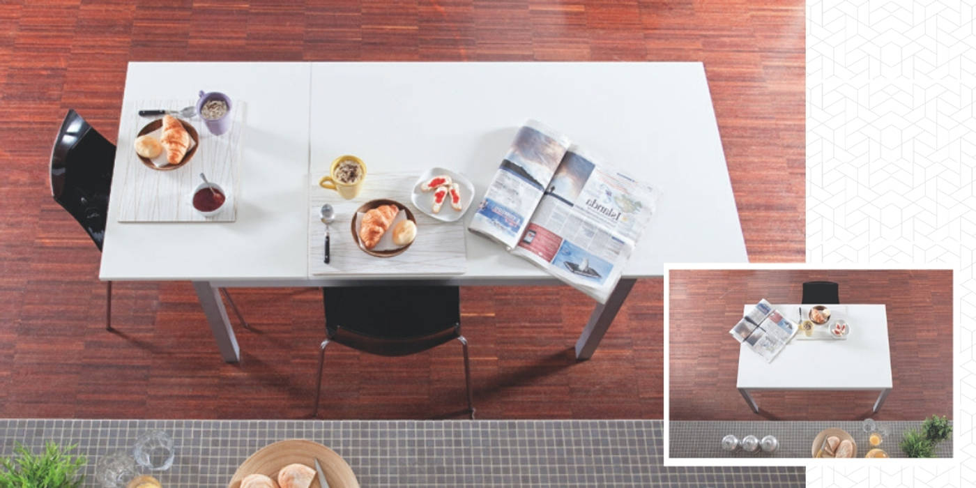 Tavoli Allungabili, Atim Spa Atim Spa Modern dining room Aluminium/Zinc Tables