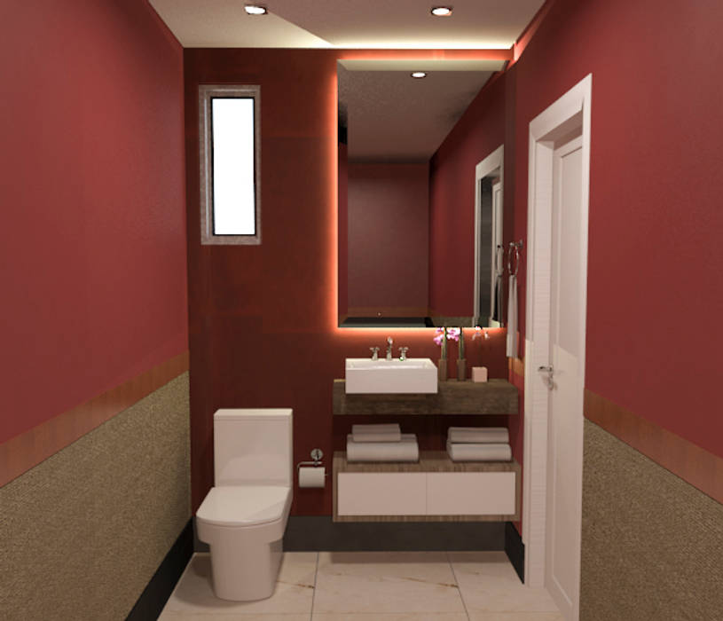 Projeto Reforma sobrado Residencial - SR. IVAN, Opy Arquitetura Comercial Opy Arquitetura Comercial Modern bathroom