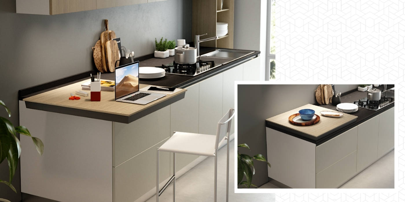 Home Office, Atim Spa Atim Spa Modern style study/office Aluminium/Zinc Desks