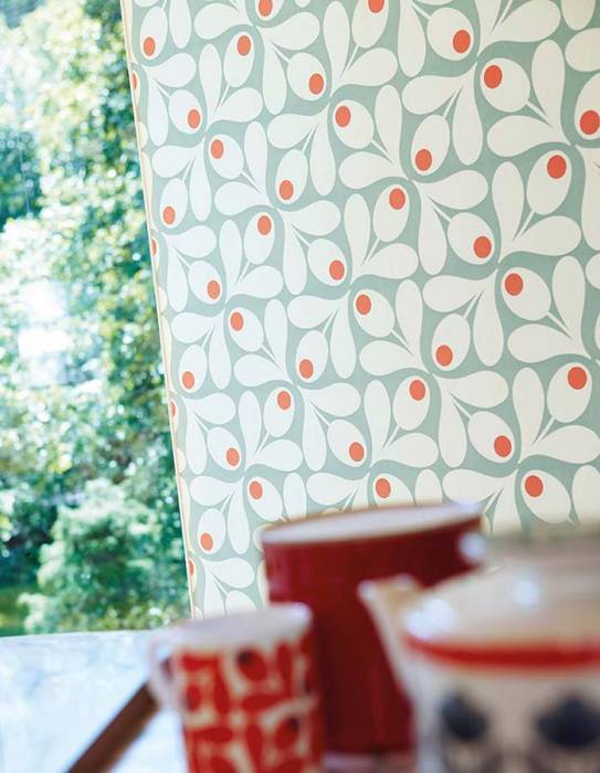 Carta Da Parati Degli Anni 70 オリジナルな 壁 床 Homify