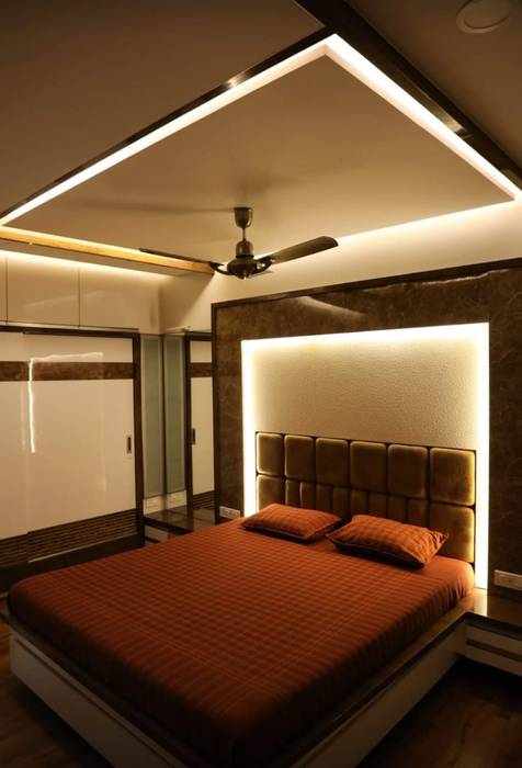 BEDROOM S4S Interiors LLP Small bedroom Bedroom design
