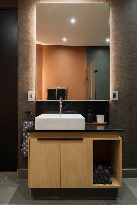 Vanity interior design workroom. Modern bathroom Fittings