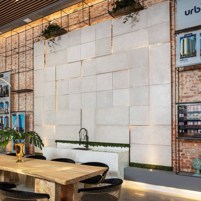 Placas permeáveis utilizadas como revestimento de cozinha interior | homify