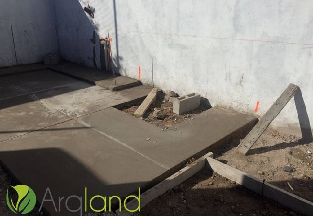 REMODELACION DE PATIO EN HERMOSILLO, SONORA, MEXICO., Arqland arquitectura y paisajismo Arqland arquitectura y paisajismo Floors