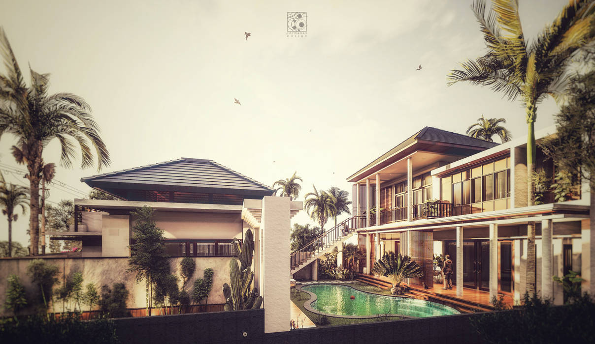 I N VIlla Permanas Design Ruang Komersial jasa desain arsitek, jasa desain interior, villa, guest house, rumah, hotel, resort, toko, ruko,Hotels