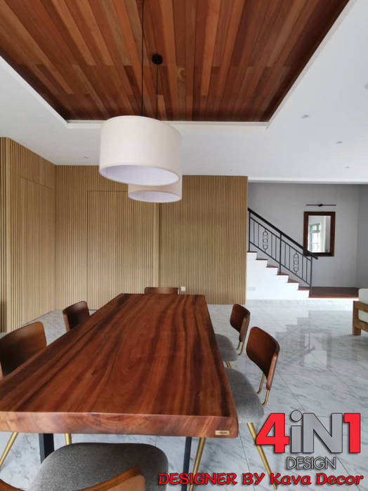 Eco Spring,Johor Bahru four in one design sdn bhd Modern Dining Room