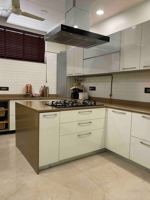 Duplex at Vijay Nagar, SM Design Studio SM Design Studio Modern kitchen