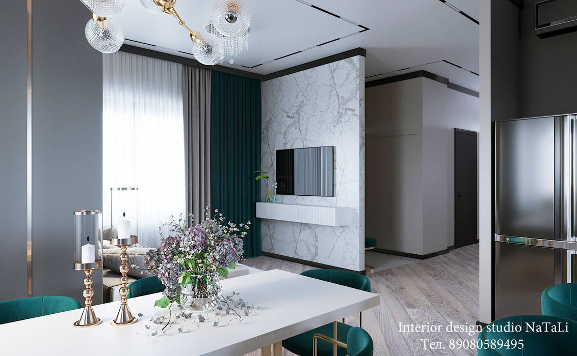 Дизайн интерьера дома Студия дизайна Натали Гостиная в стиле модерн дизайн интерьера, гостиная комната