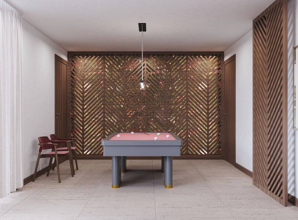 Alpha Details Moderner Multimedia-Raum