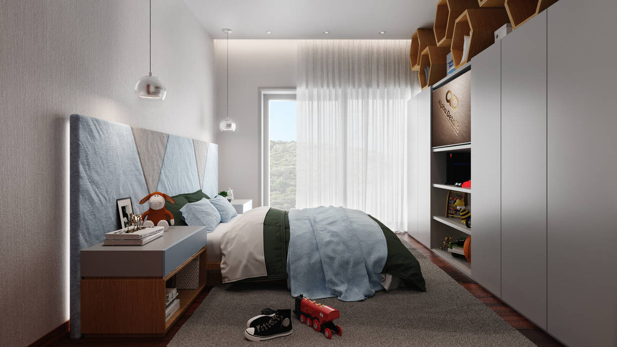 Alpha Details Moderne Kinderzimmer