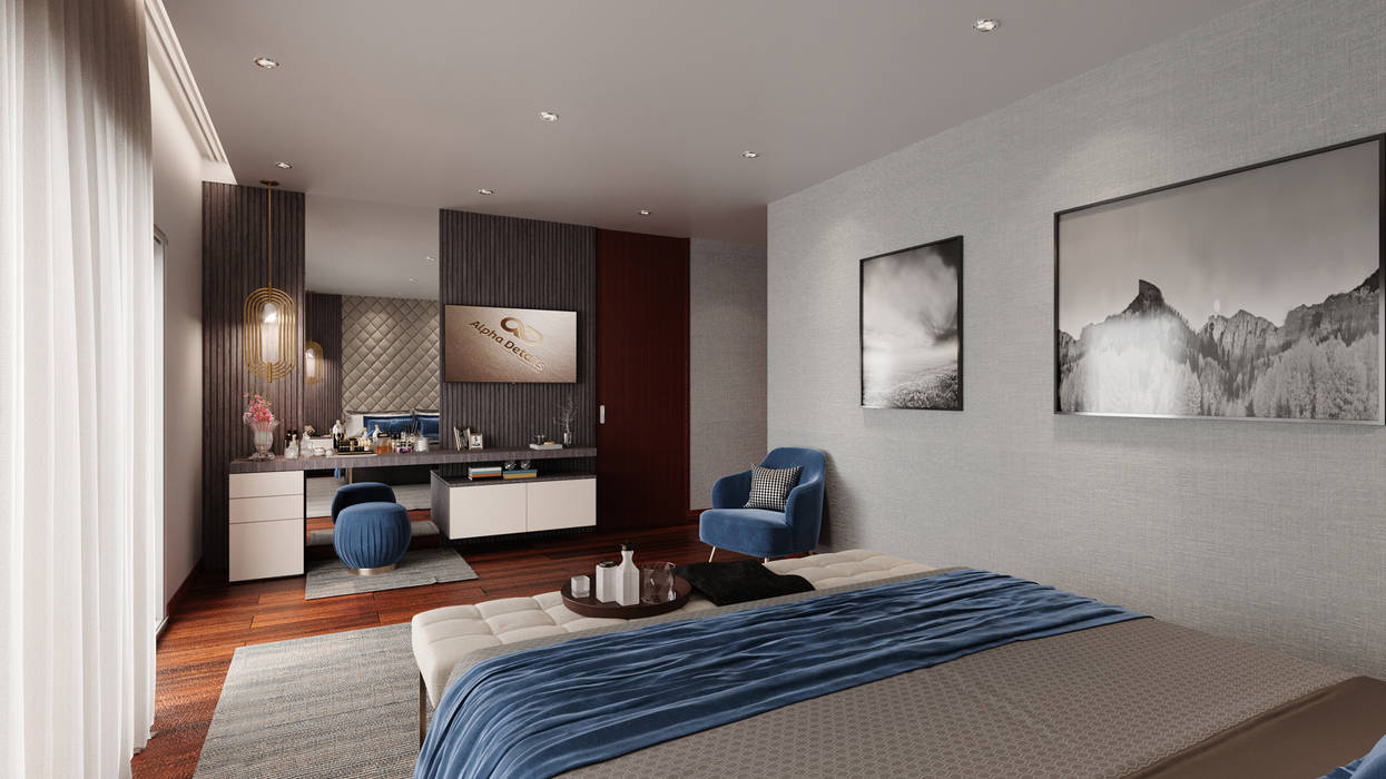 Alpha Details Modern style bedroom