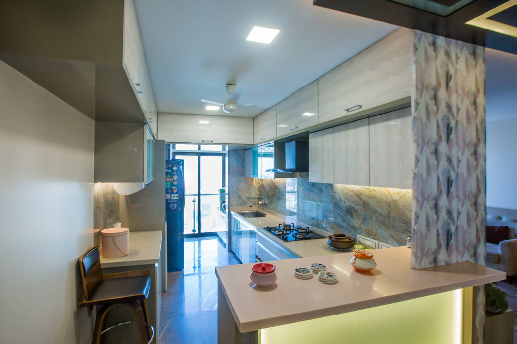 The "Living Gloriously" Home., Shweta Shetty and Associates Shweta Shetty and Associates Kitchen units