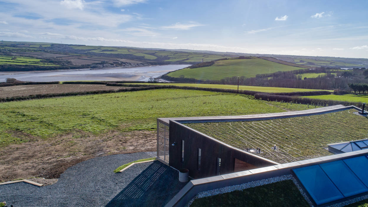 Sustainable Architectural project Cornwall Arco2 Architecture Ltd Modern houses Eco friendly home, sustainable home, environmentally friendly home, cornish architects, architects Cornwall, sustainable architects,