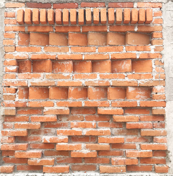 Casa Alebrije, Studio Tree Arquitectura Studio Tree Arquitectura Rustic style walls & floors Bricks