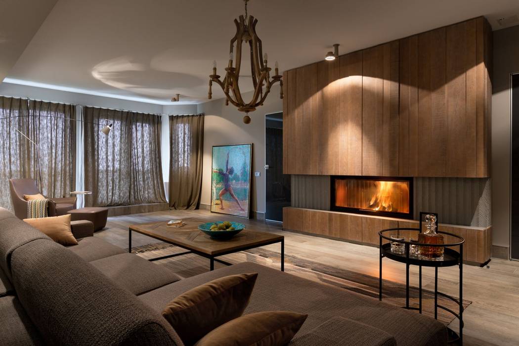 Интерьер гостиной в стиле этно от Mirt, Международная компания "Мирт" Международная компания 'Мирт' Living room