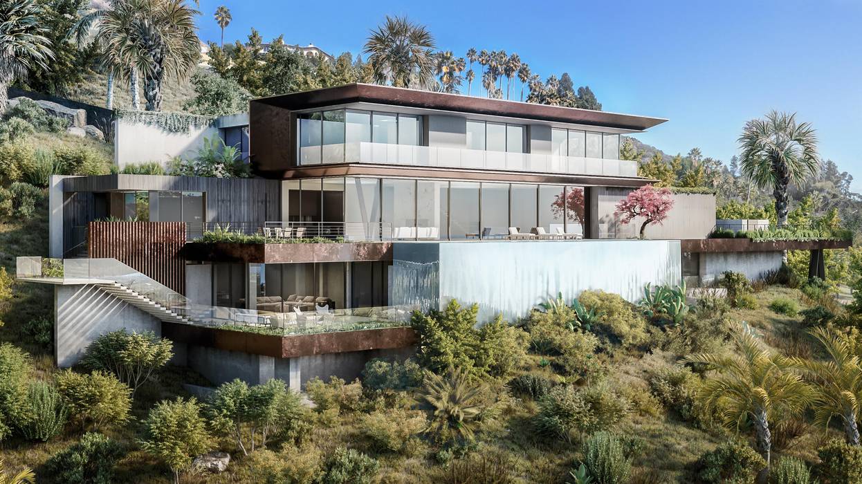 "stanley house" los angeles, frameviz homify