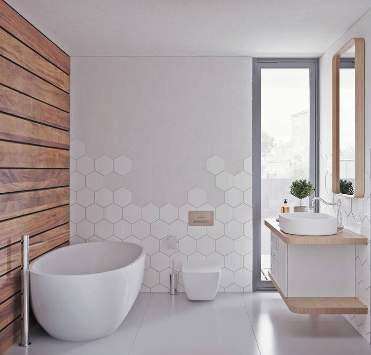 Nordic Style, Alpha Details Alpha Details Scandinavian style bathroom