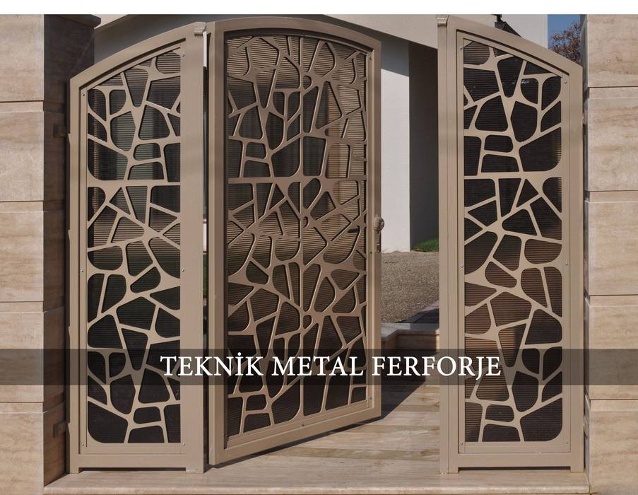 Ferforje Bahçe Kapıları, Teknik Metal Ferforje Teknik Metal Ferforje Modern Garden