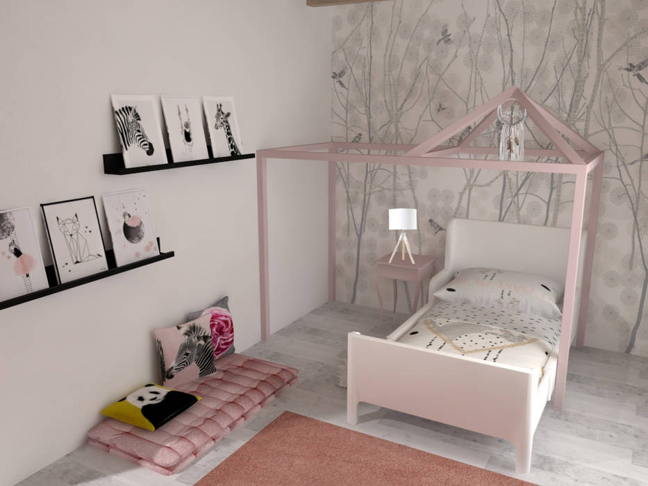 Projet 3D chambre d'enfant C'LID INTERIEURE