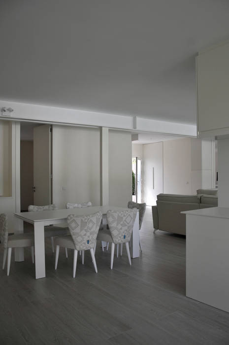 Villa Pasiva, IMAGINEAN IMAGINEAN Modern Living Room Iron/Steel Beige