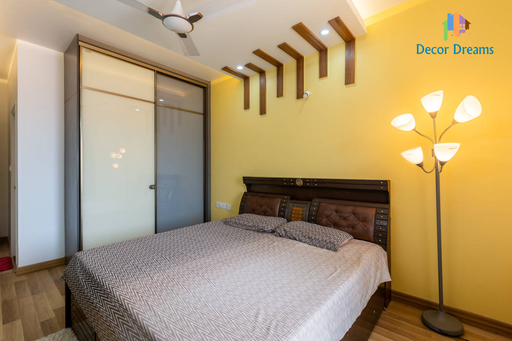 4 BHK Interior at Krishwi Dhavala - Ms Suwarcha, DECOR DREAMS DECOR DREAMS Modern Bedroom