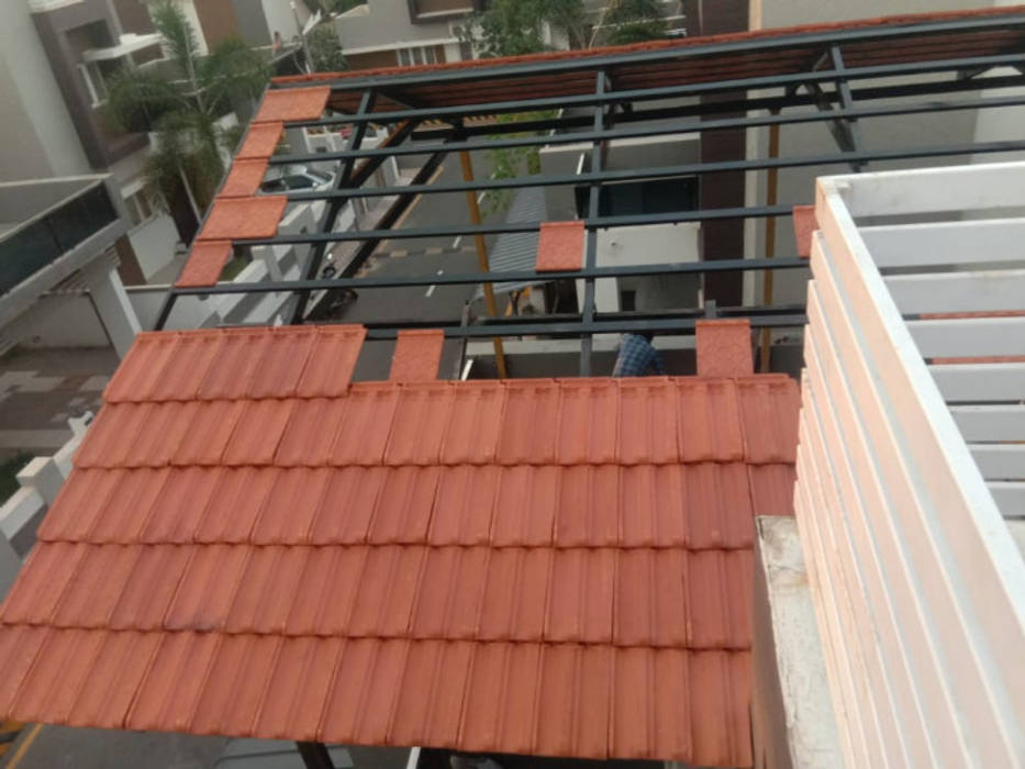 Roofing Sheet Works | Roofing Sheet Ideas, Aalia Associates Aalia Associates Toiture à deux versants