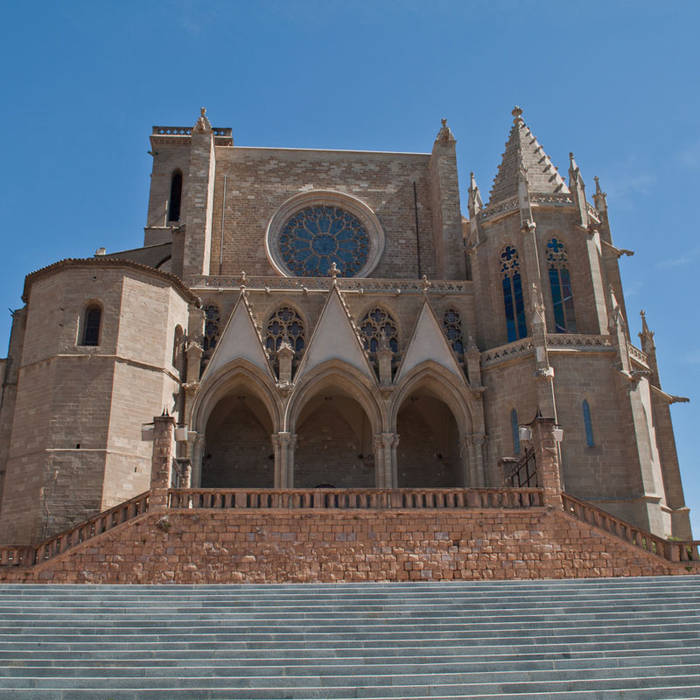 VITRALES | Basílica de la Seu de Manresa, Vidriera del Cardoner Vidriera del Cardoner Pintu & Jendela Gaya Klasik Kaca