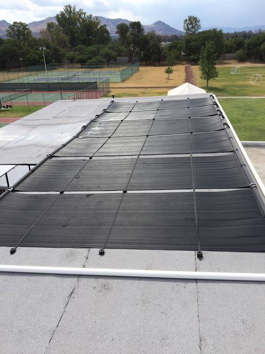 Paneles solares para alberca Kaland Water Albercas de jardín