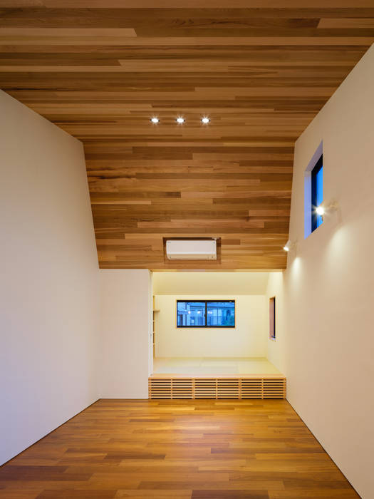 明大前の賃貸併用二世帯住宅, 設計事務所アーキプレイス 設計事務所アーキプレイス Living room Wood Wood effect