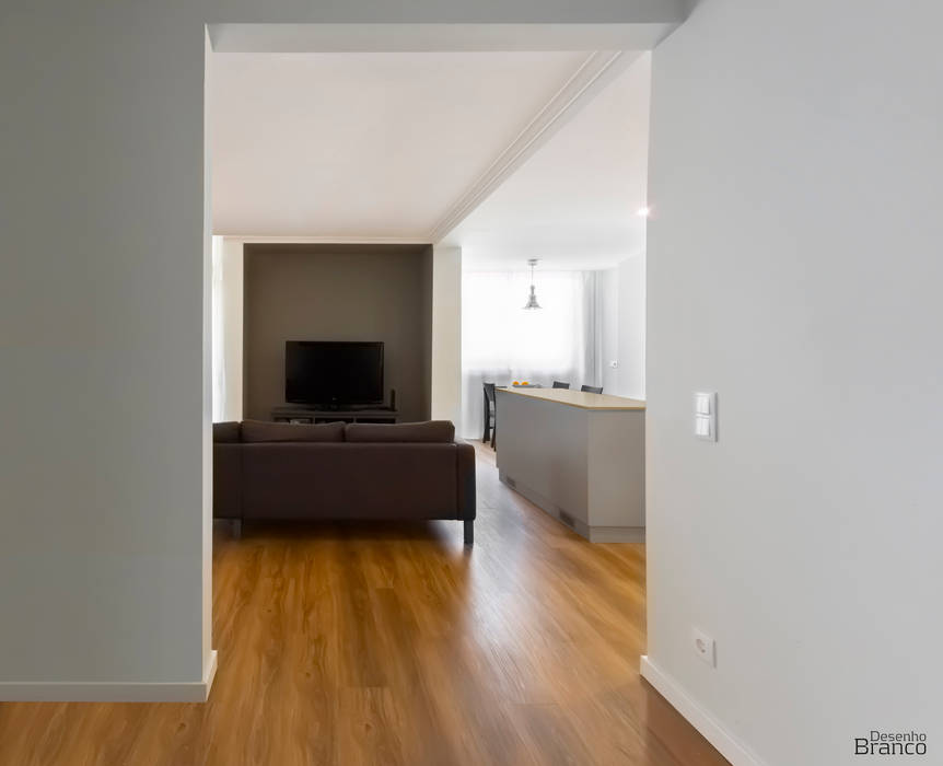 Desenho Branco Modern kitchen