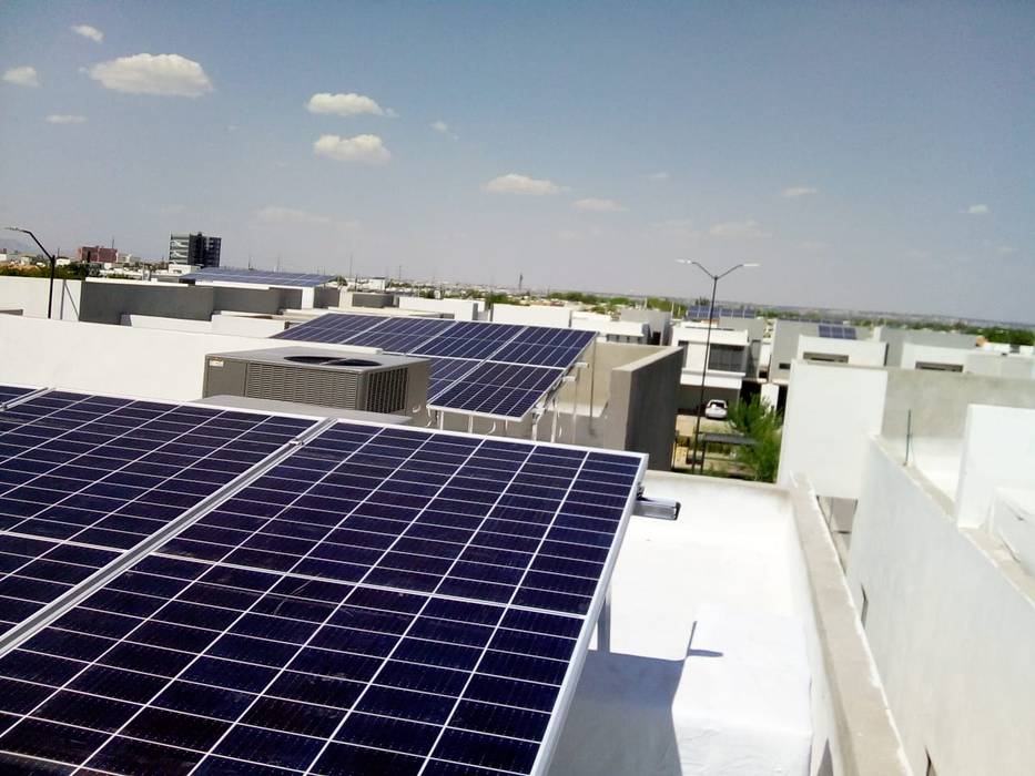 Proyecto 7.29 kWp RESIDENCIA, ESPECIALISTAS EN ENERGÍA SOLAR SOLAR MX INSTALACIÓN DE PANELES SOLARES ESPECIALISTAS EN ENERGÍA SOLAR SOLAR MX INSTALACIÓN DE PANELES SOLARES Roof